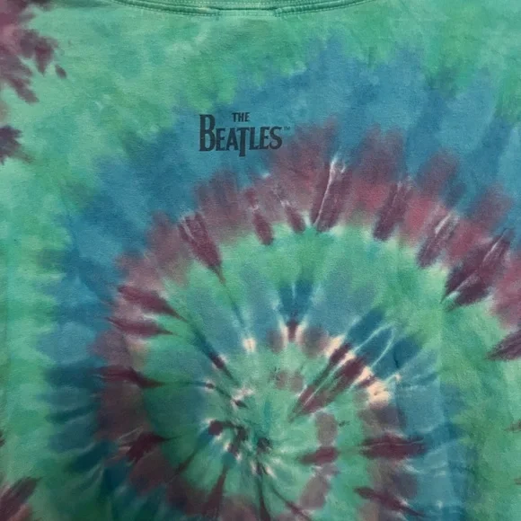 Vintage Liquid Blue Beatles T-Shirt - Picture 3 of 3